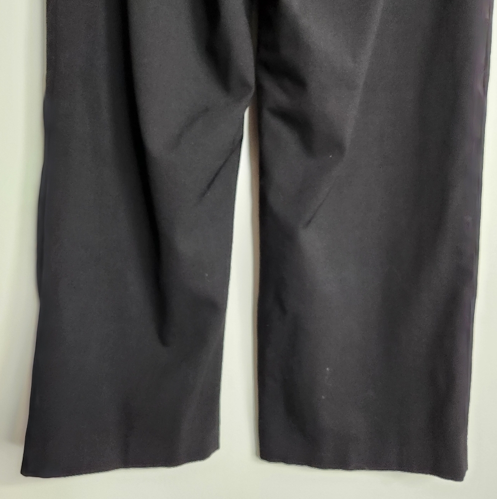 Aritzia Babaton Agency Cropped Pant Black City Wool Size 10 - Picture 9 of 15